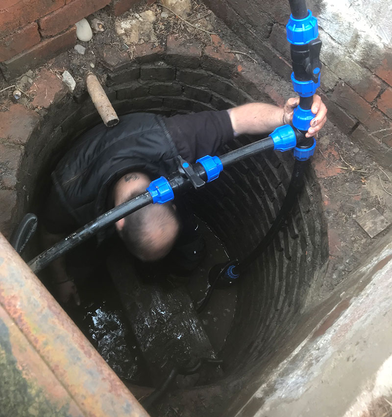 Investigating problems down a well