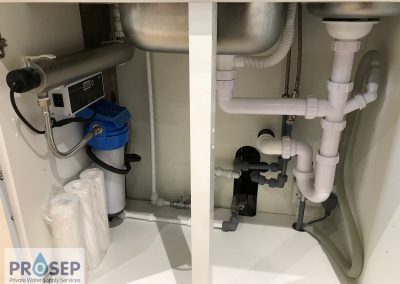 Under-sink water treatment