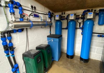 New Borehole North Yorkshire - Water treatment system in Cowling
