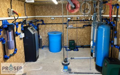 Annual service on water treatment system