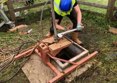 Borehole pump replacement